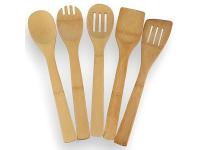 Лопатка кулинарная (5шт) бамбук сетка/упак КТ-НП-03 /60шт/Катунь