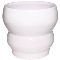 Кашпо Barcelona d14; h13см белый 073158