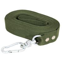 Поводок брезент 35мм*5м + карабин/29822
