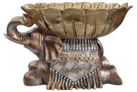 Слон с чашей на спине L33 W26H23 718514/I175