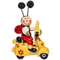 Божья коровка на мопеде (12шт) KXY11A6121-8