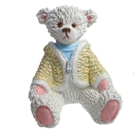 Мишка в колпаке (бежевый)L6W7H12см 626858/W046