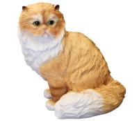 Фигура Кот персидский сидит №1 L25W22H30см 123410/F329