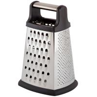 Терка четырехгранная GR-052-8 нерж.сталь, ручка пластик 965011 /24шт/Mallony Терка четырехгранная GR-052-8 нерж.сталь, ручка пластик 965011 /24шт/Mallony