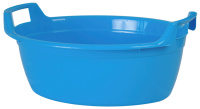 Таз 22л овальный голубой 03042