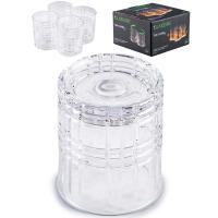 Набор стаканов для виски SPIN N'SWIRL 4шт крутящиеся GL013