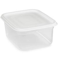 Контейнер д/СВЧ Матрешка 1,2л прямоугольная белый М9178 /12шт/ Альтерн