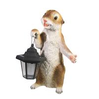 Фигура Суслик с фонариком L15,5W15,5H36см 713257/F677 