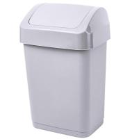 Контейнер д/мусора Step 25л серый SV4804 /6шт/ПР