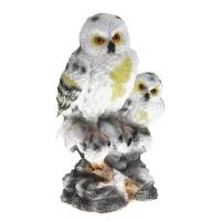 Фигура Две полярные совы L22,5W18,5H38,5см 123273/F054