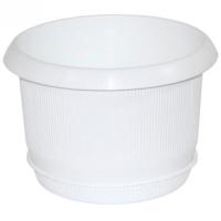 Кашпо ЕВРОПА №1 5л белый 07021 Милих