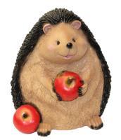 Фигура Ежик с яблоком L21W22H25см 626339/F456