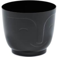 Кашпо ATENA 1,4л 14*12см черный 196 /5шт/