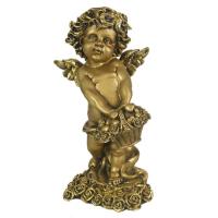 Ангел хранящий любовь золото L11.5W10.5H22.5см 713177/A033