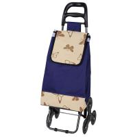 Сумка-тележка Бабочки 30кг 37*28*96см 3-х колесная пластик 093551 Сумка-тележка Бабочки 30кг 37*28*96см 3-х колесная пластик 093551