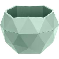 Кашпо Топаз 0,17л нефрит с вставкой КШ-1380 /20шт/ПП 