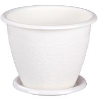 Кашпо Розалия 3,2л  белый/М1523