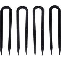 Набор прижимов (4шт) магистрального шланга для капельного полива Жук 330160-00 Набор прижимов (4шт) магистрального шланга для капельного полива Жук 330160-00