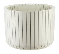 Кашпо ШАТО D380*Н300 29л белый ротанг М3040 