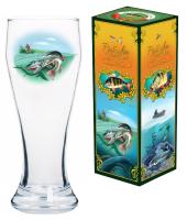 Бокал для пива 500мл "Рыбалка" в коробке/303-Д 