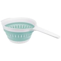 Дуршлаг ФЛЕКС складной с ручкой морская волна М1127 /18шт/М-пласт 