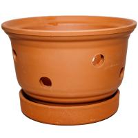 Терракот Орхидея 2а-1 v-0,4л,h-7,5;D-13,5