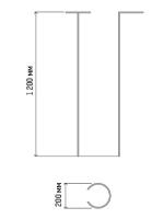 Опора д/цветов высокая D-20см H-120см /10шт/Л