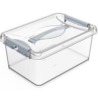 Контейнер д/хранения Клик 8л прозрачный с защелками С273ПРО