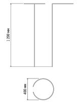 Опора д/цветов высокая D-40см H-120см /10шт/Л