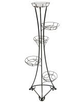 Подставка РЗДИ на 5 горшков квадратный прут серебро 205
