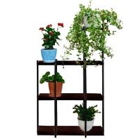 Полка №43 мебельная для цветов ВЕНГЕ ЛДСП 63*23*h100см РЗДИ