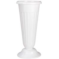 Вазон д/срезки 21*44см белый М5352