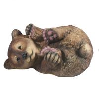 Фигура Мишка на боку L28W21H16,5см 713218/F692