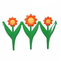 Забор Ромашка желто-оранжевый (0,3*2,25м, 5 секций)/10шт/