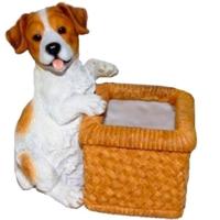 Зоокашпо Щенок лабрадора с корзинкой L20.3W13.3H21см 626920/K149