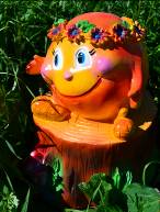 Фигура Колобок с венком ПЛ-202