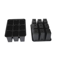 Кассета д/рассады на 9 ячеек 16,8*12,3см 95мл лист 0,45 /80шт/РС