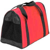 Сумка переноска ЧИП Туннель №0 нейлон с сетчатым окном 33*18*21см красная/9005красн/Дарэлл