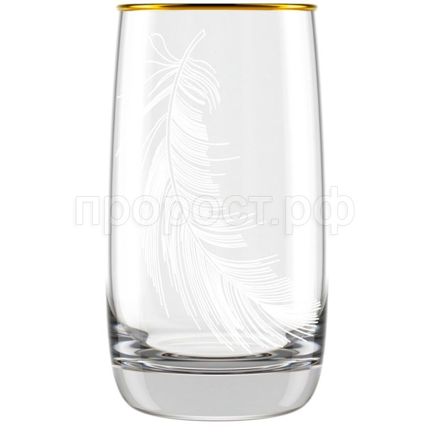 Набор стаканов Перо (6шт) 330мл /158-Г36