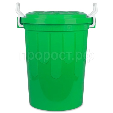 Бак 85л Эрон с крышкой и защелк. ручками/Дон