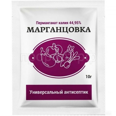 Марганцовка 10г (44,9%) (антисептик) 60шт ИП Редькин