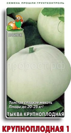Тыква крупноплодная Крупноплодная 1 10шт  Тыква крупноплодная Крупноплодная 1 10шт