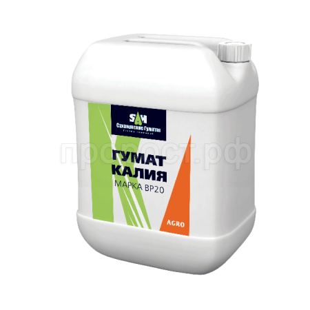 Гумат Сахалинский 5л КАЛИЯ ВР 20% канистра 4шт