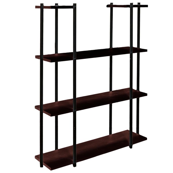 Полка №44 мебельная для цветов ВЕНГЕ ЛДСП 83*23*h100см РЗДИ