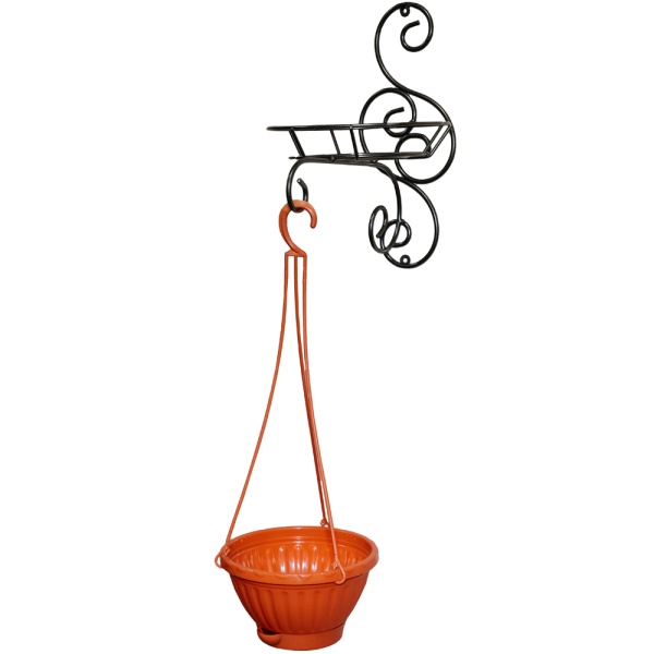 Подставка Настенная РЗДИ Крюк Комбо 1 горшок серебро