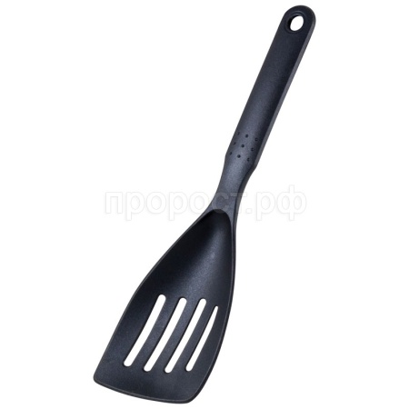 Лопатка с отверстиями малая 28*8см черный нейлон CUOCO/24шт/003589/Mallony Лопатка с отверстиями малая 28*8см черный нейлон CUOCO/24шт/003589/Mallony