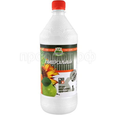 Зеленый Остров Гумат калия 1л Универсальный 2,5% 12шт