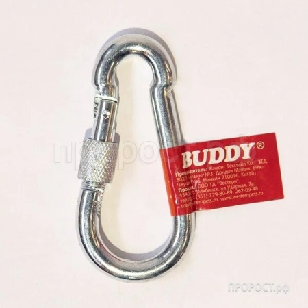 Карабин альпинистский с муфтой 8*80мм/SGM-0305/Вестерн