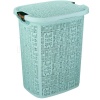 Корзина д/белья 30л БЯЗЬ морская волна М2622 /5шт/М-пласт
