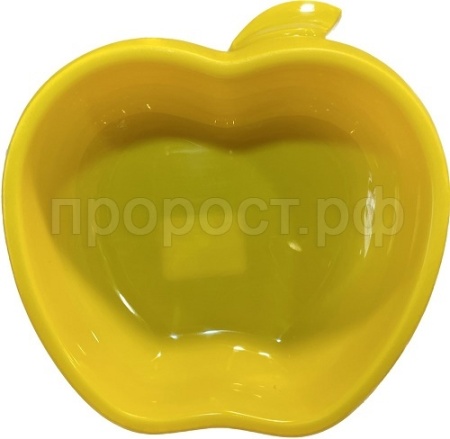 Миска одинарная VITARUS  Яблоко 500мл 4 цвета/72шт/40008/Сотэм